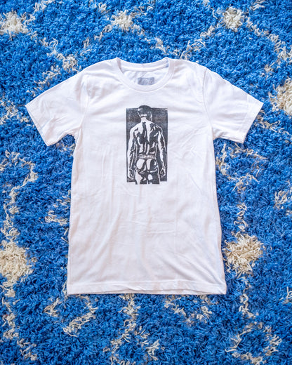 Spank Stamp | Black on White - Short Sleeve Tee