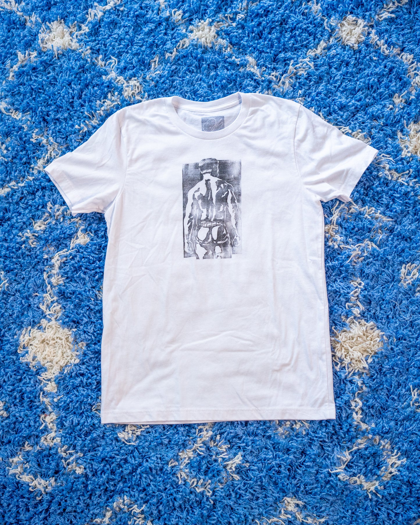 Spank Stamp | Black on White - Short Sleeve Tee