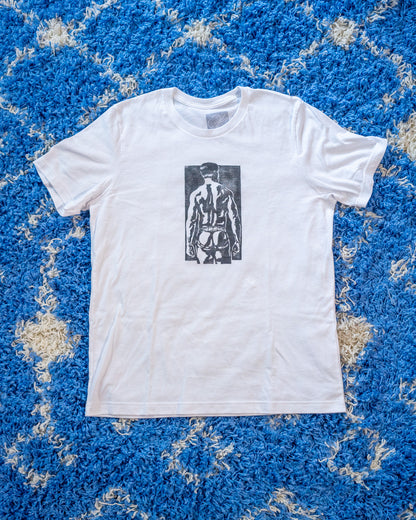 Spank Stamp | Black on White - Short Sleeve Tee