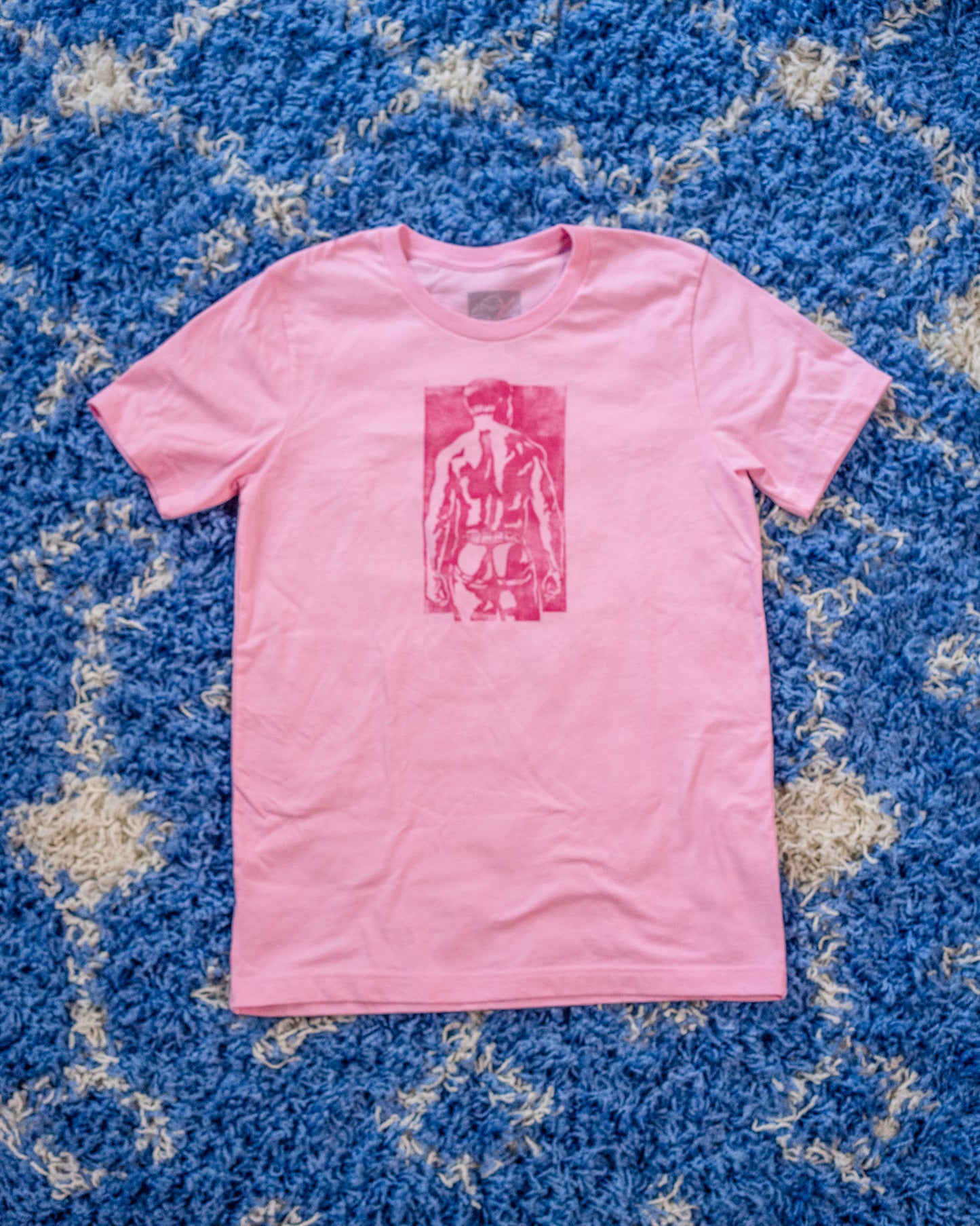 Spank Stamp | Magenta on Pink - Short Sleeve Tee