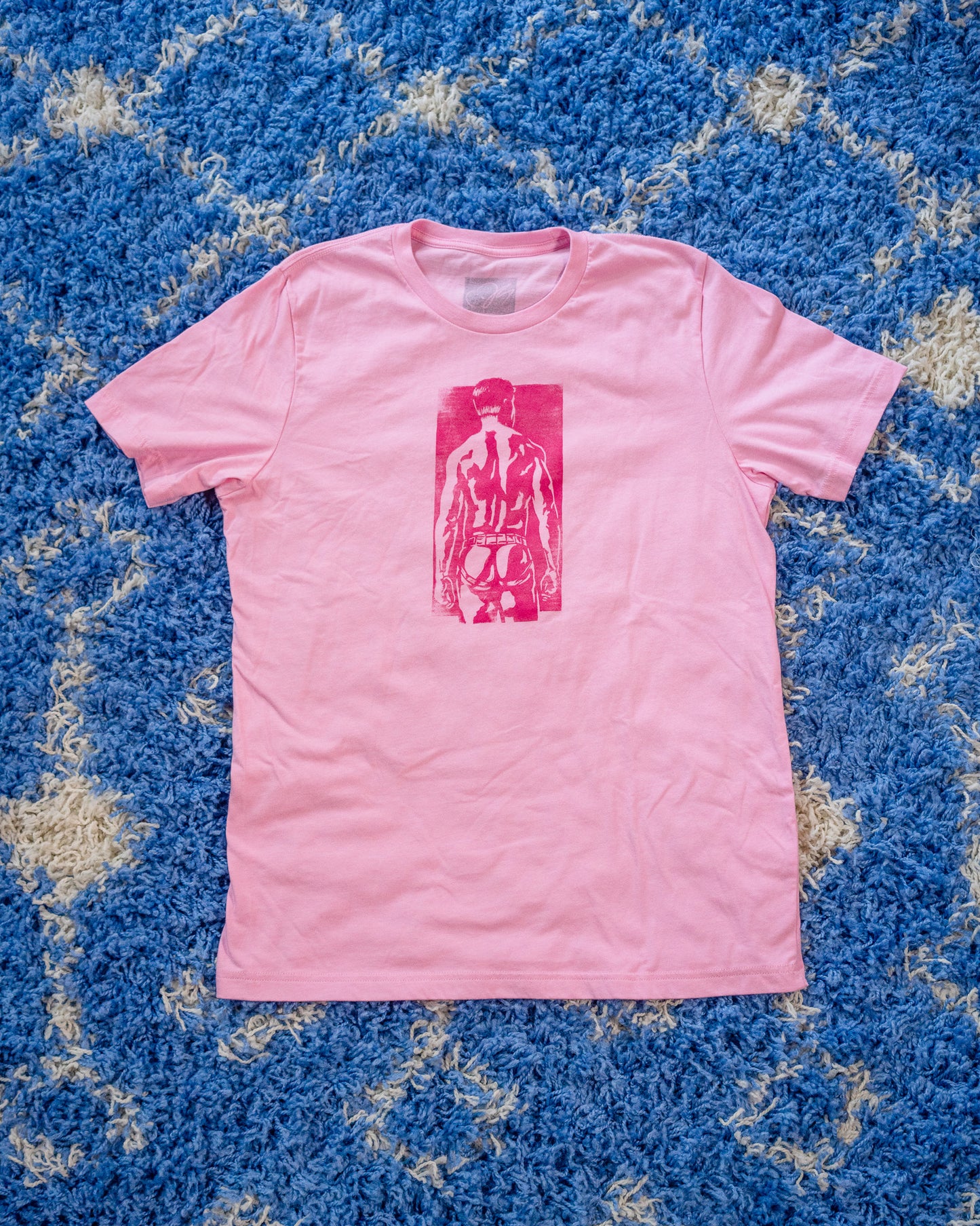 Spank Stamp | Magenta on Pink - Short Sleeve Tee