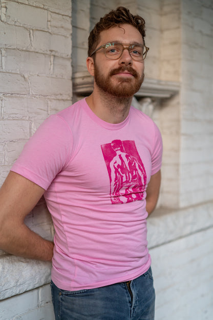 Spank Stamp | Magenta on Pink - Short Sleeve Tee