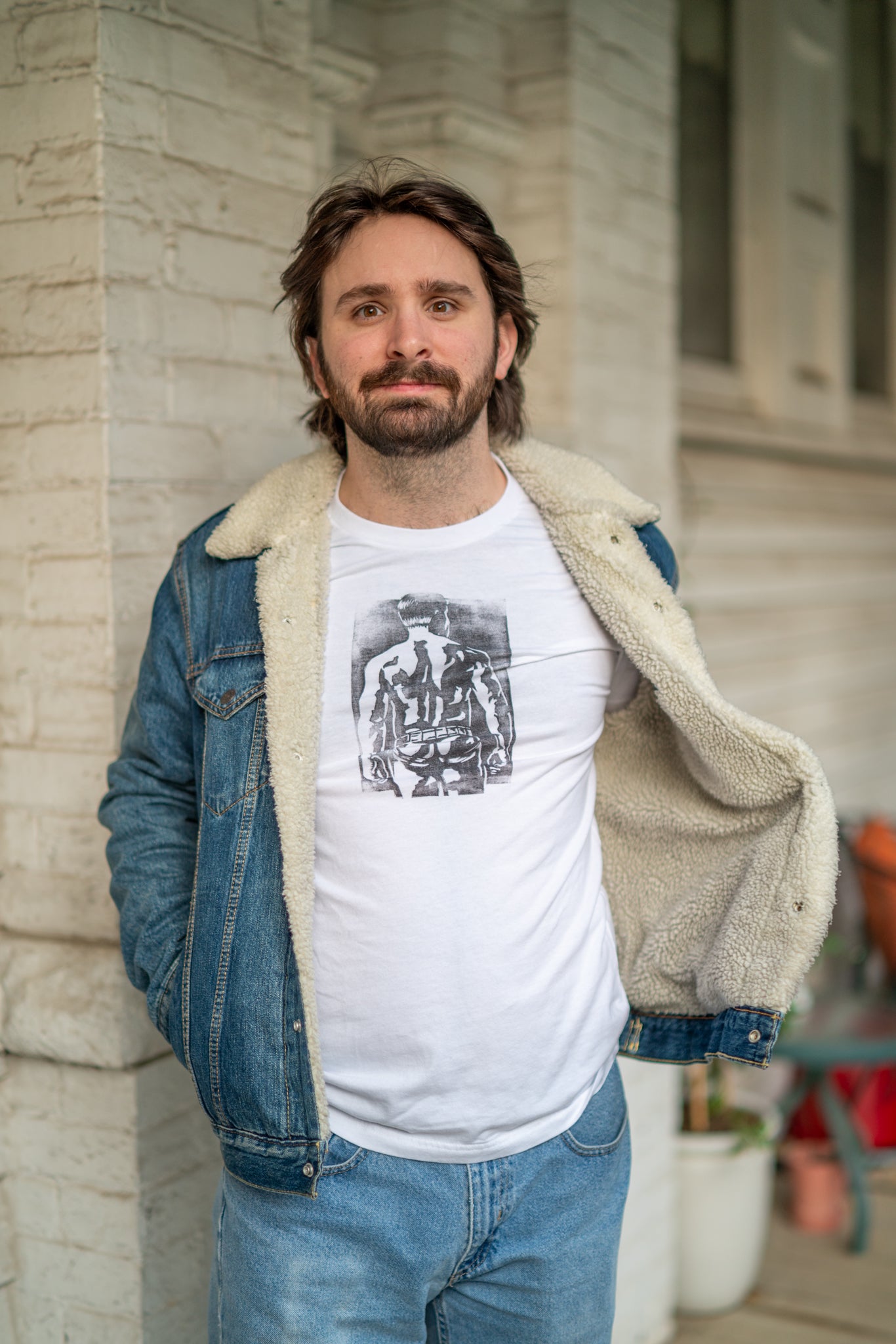 Spank Stamp | Black on White - Short Sleeve Tee